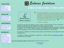 Tablet Screenshot of enlacesjuridicos.com.ar